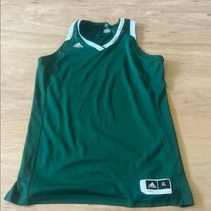 Adidas Green Sleeveless Jersey